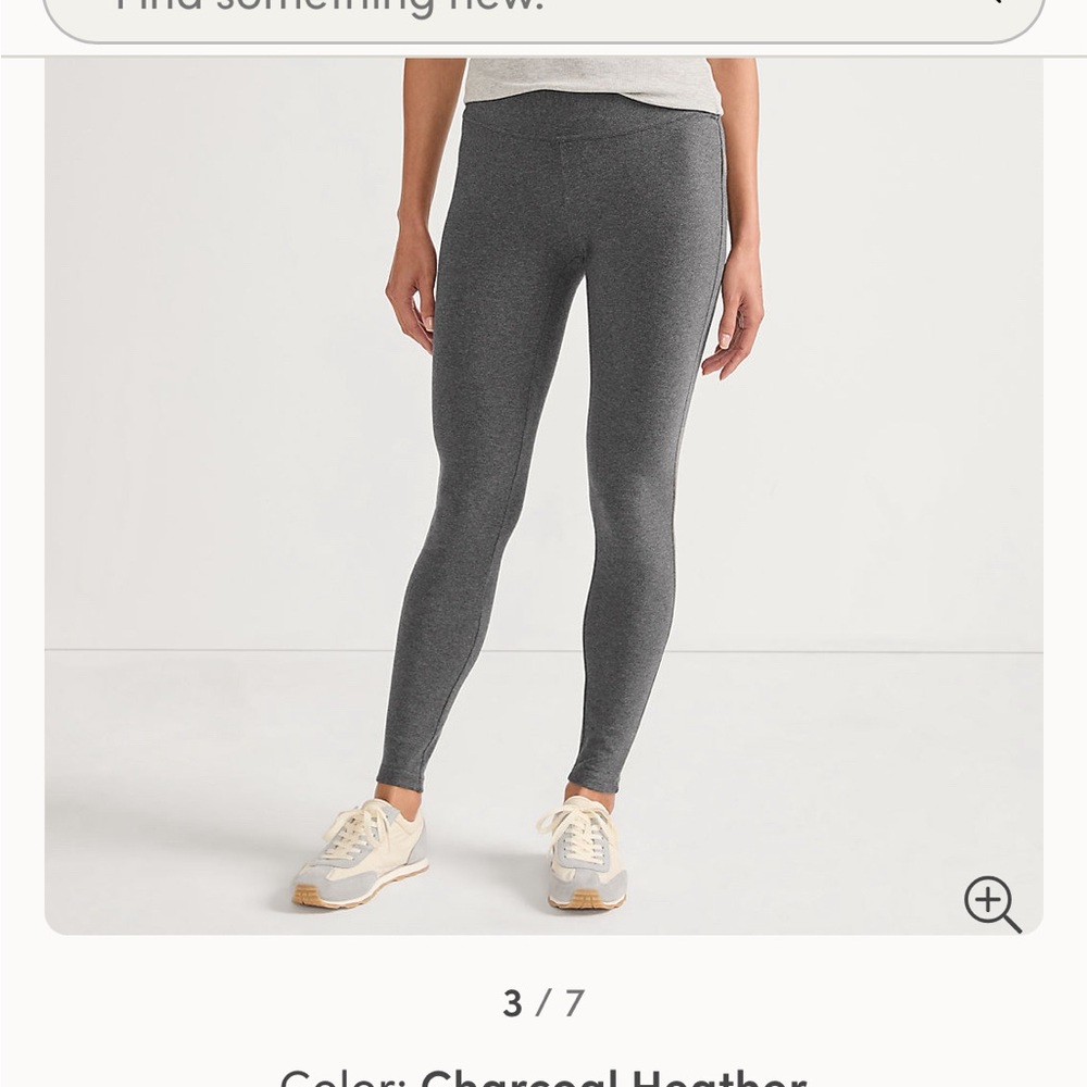 Lands’ End gray Starfish leggings